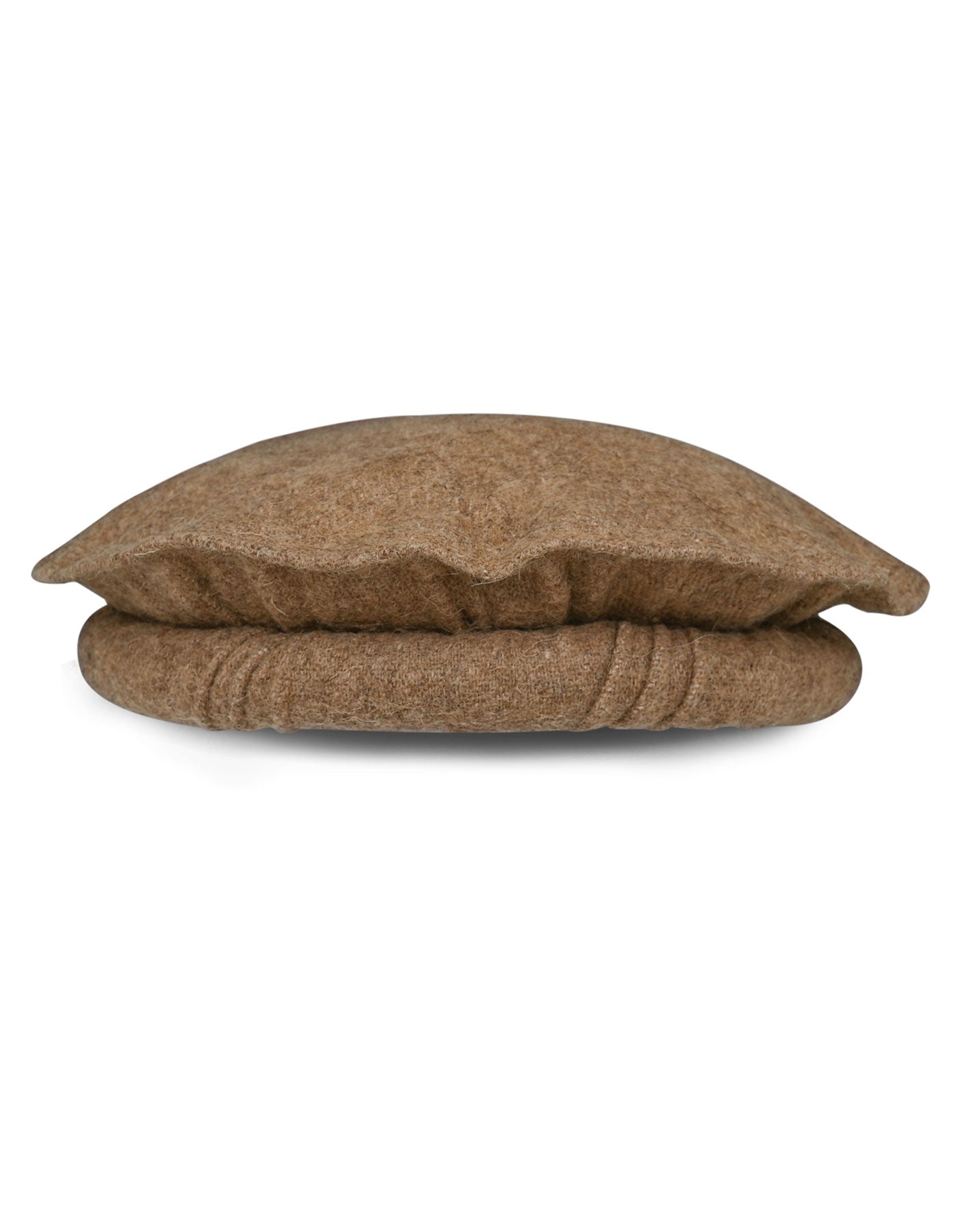 Handmade Wool Blend Chitrali Cap – Classic Dark Brown Pakol | Traditional Men’s Winter Hat