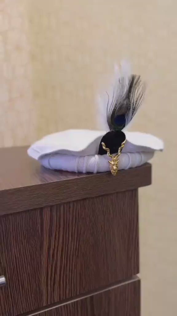 Nature’s Peak Chitrali Cap with Markhor Lapel Pin